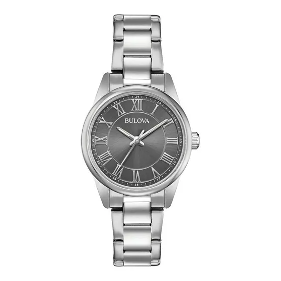 Reloj Bulova Quartz Para Mujer 96l272 Classic Plateado