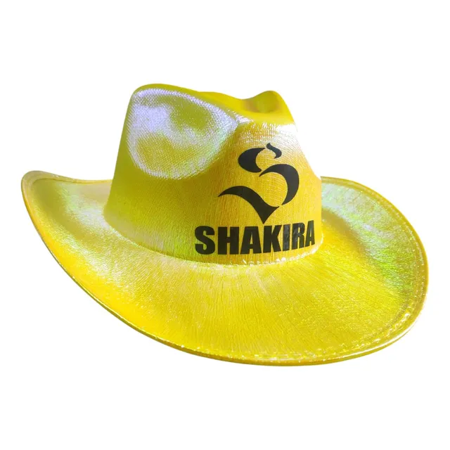 Sombrero Vaquero Metalizado Adulto-fiesta Concierto Shakira