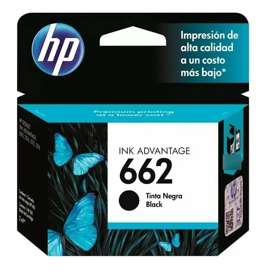 Cartucho Hp 662 Negro 662n Impresora 1515 2515