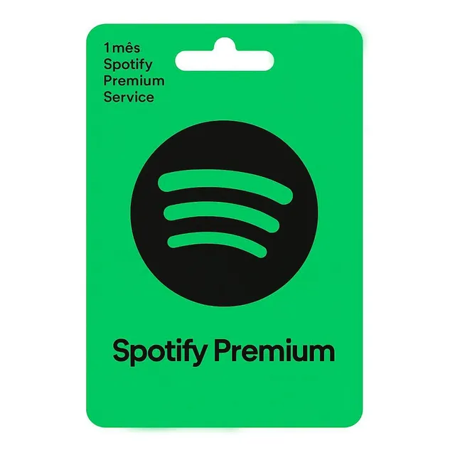 Gift Card Spotify 1 Mês Cartão De Presente Premium