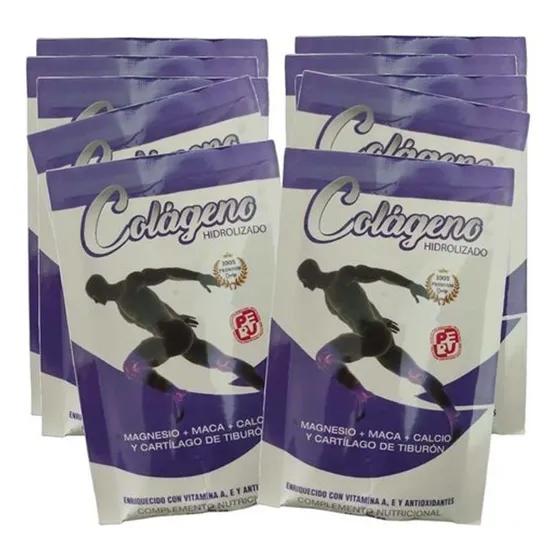 Colageno Hidrolizado Sobres Por 75 Grs Pack X 12 Sin Sabor