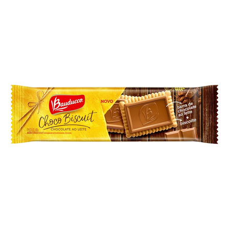Biscoito Chocolate Ao Leite Choco Biscuit 80g Bauducco Biscoito Chocolate Ao Leite Choco Biscuit 80g Bauducco