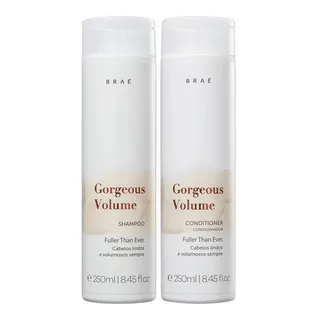 Braé Gorgeous Volume Shampoo E Condicionador 2 X 250ml Braé Gorgeous Volume Shampoo E Condicionador 2 X 250ml