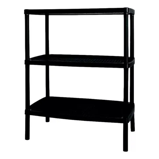 Estante Organizador Plastico 3 Niveles Armable Multiusos 