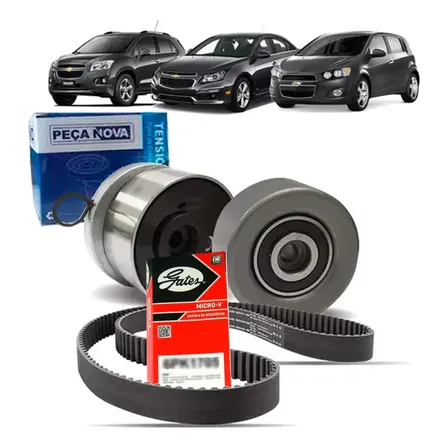 Kit Correia Dentada Tensor Guia Cruze 2012 2013 2014