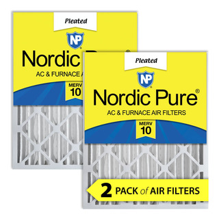 Filtro De Aire Nordic Pure Merv 10 20x25x4 Para Horno Ac Filtro De Aire Nordic Pure Merv 10 20x25x4 Para Horno Ac