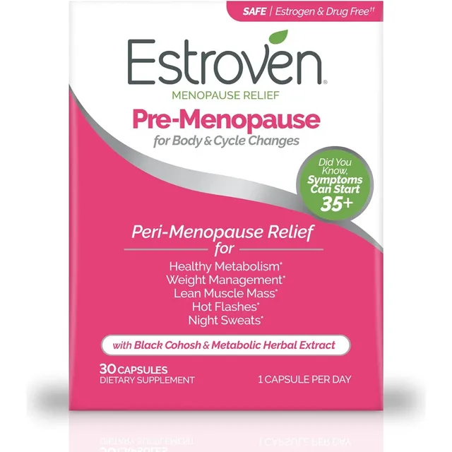 Suplemento Pre Menopausia Estroven 30 Cápsulas