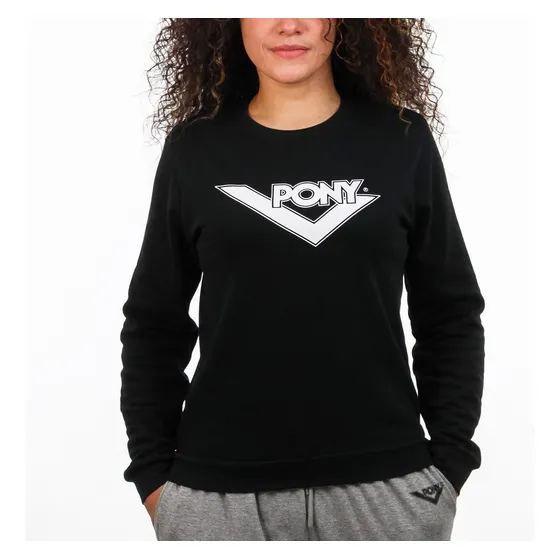 Buzo Pony Cuello Redondeado Mujer 