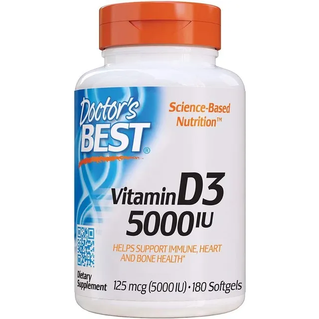 Vitamina D3 5000 Iu Doctor's Best 180 Softgel