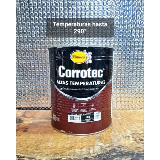 Pintura Alta Temperatura Aluminio Siliconado 290°c  Galon