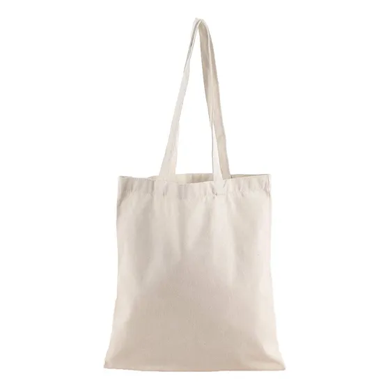 Bolsa Lona Natural Pesada Asa Larga Reutilizabl Comestibl Oz