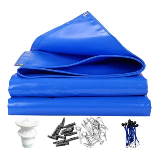 Capa De Piscina Proteção 6,50 X 3,50 Pvc 500 Micras