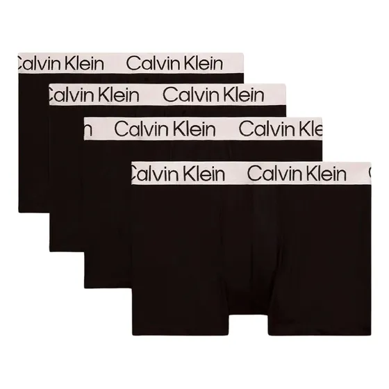 Boxer Trunk Calvin Klein Negro Pack X4 Original