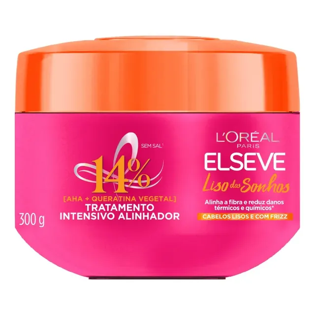 Tratamento L'oréal Paris Elseve Liso Dos Sonhos 300g