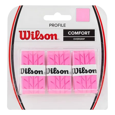 Overgrip Wilson Profile Com 3 Unidades Rosa Pink