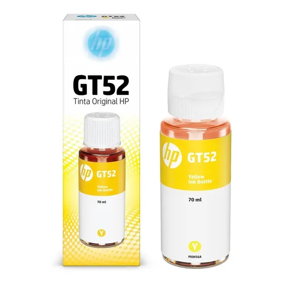 Botella De Tinta Hp M0h56al (gt52) Amarillo - 5810 5820