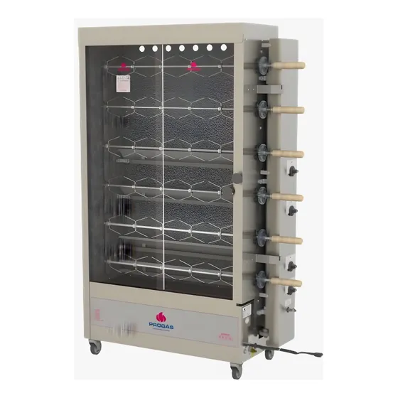 Maquina De Frango Com 6 Espetos 30 Frangos 127/220V