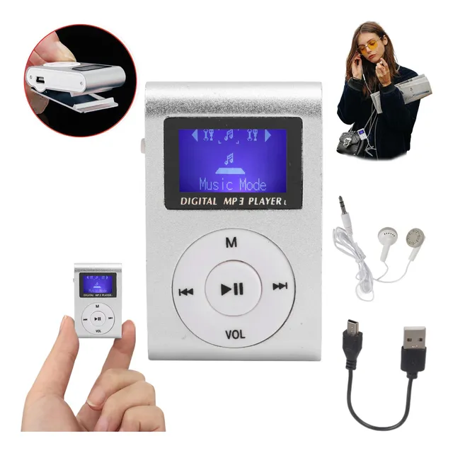 Reproductor Musica Mp3 Player Portatil 32g Usb Con Pantalla