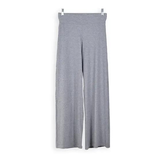 Pantalón Palazzo Morley Algodón Sin Bolsillos Guayacan