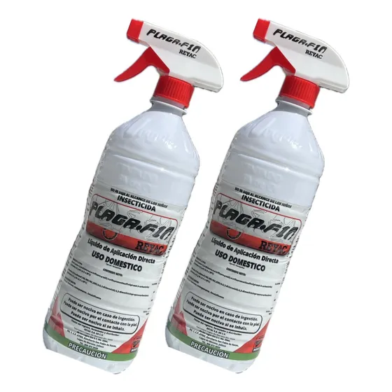 2 Plagafin Insecticida  Original Cucarachas Insectos 