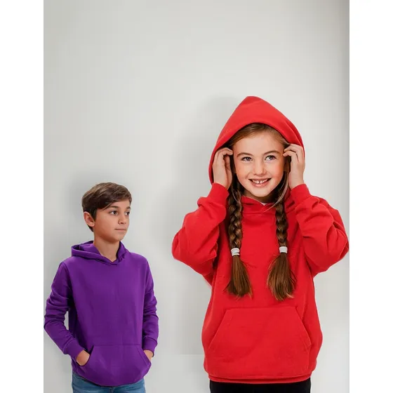 Pack 19 Poleron Algodon Canguro Capucha Niños Niñas Para Estampar