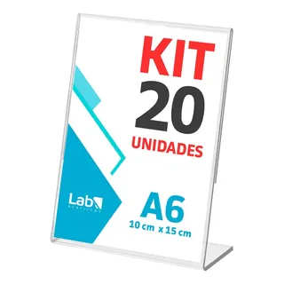 20 Display A6 L Expositor 10x15 AcrĂlico (ps) Pix Aviso Mesa 20 Display A6 L Expositor 10x15 AcrĂlico (ps) Pix Aviso Mesa