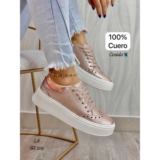 Zapatos Deportivos De Cuero Damas Nueva Coleccion 2