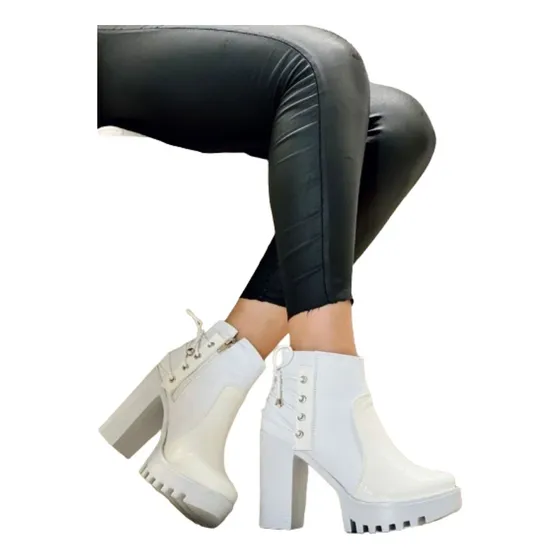 Botin Alto De Dama Moda Colombiana Para Salir 