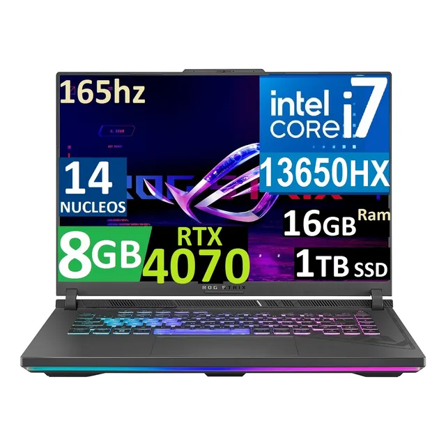 Asus Rog Strix G16 2024 Ci7-13650hx 16gb 1tb Ssd Rtx4070 8gb