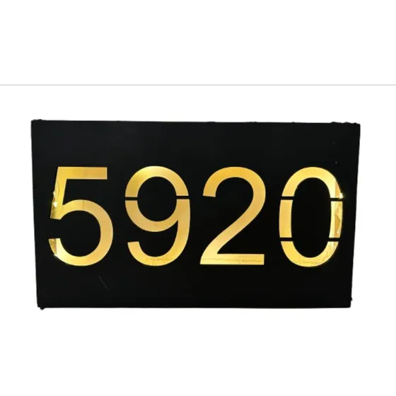 Letrero Numeros De Casa 3d Madera Mdf