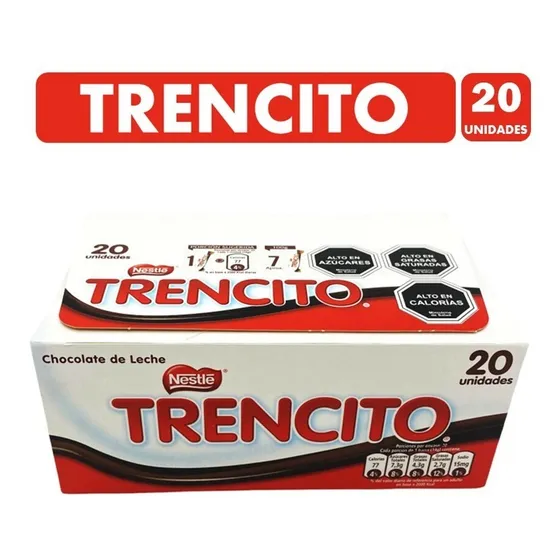 Caja Chocolate Nestlé Trencito (caja Con 20 Unidades)