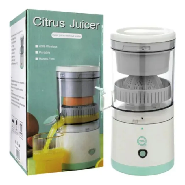 Exprimidor De Naranja Automatico Recargable Portatil