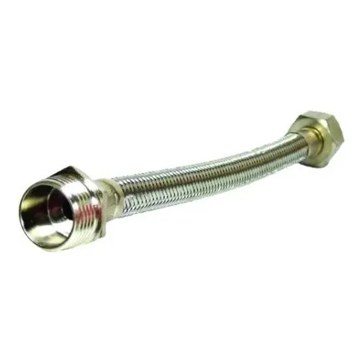 Flexible Para Agua Mallado 1/2 X 20 Cm De Aluminio Pack X10