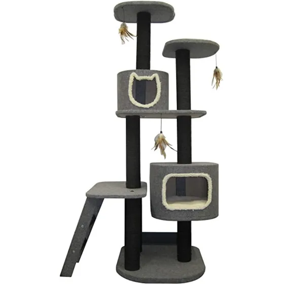 Parque Para Gatos 56x56x172 Cms Alto Importado