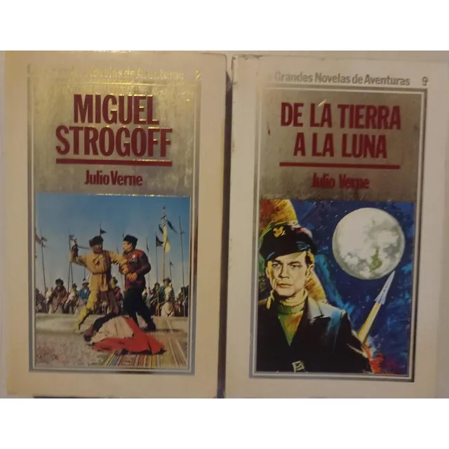 Set Julio Verne Miguel Strogoff + Viaje Al Centro De La Luna