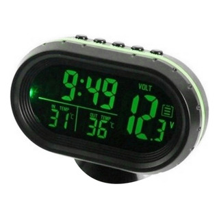 Reloj Digital Coche Termómetro Dc 12v Automotriz Led Reloj Digital Coche Termómetro Dc 12v Automotriz Led