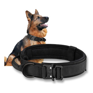 Collar Táctico Para Perro Con Hebilla Metal Resistente Collar Táctico Para Perro Con Hebilla Metal Resistente