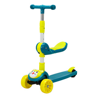 Patin Scooter Asiento Extraíble Ajustable Altura Infantil Color Verde Tigre Patin Scooter Asiento Extraíble Ajustable Altura Infantil Color Verde Tigre