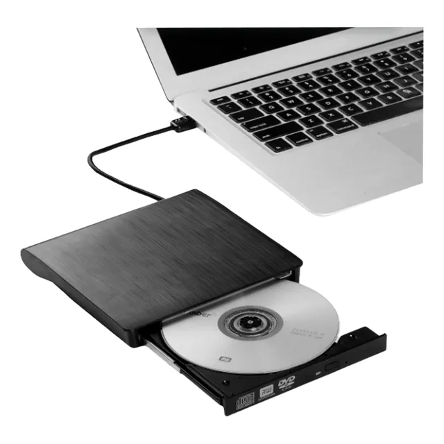 Dvd-writer Hp 24x Externo Usb 2.0 Ultra-slim Doble Capa