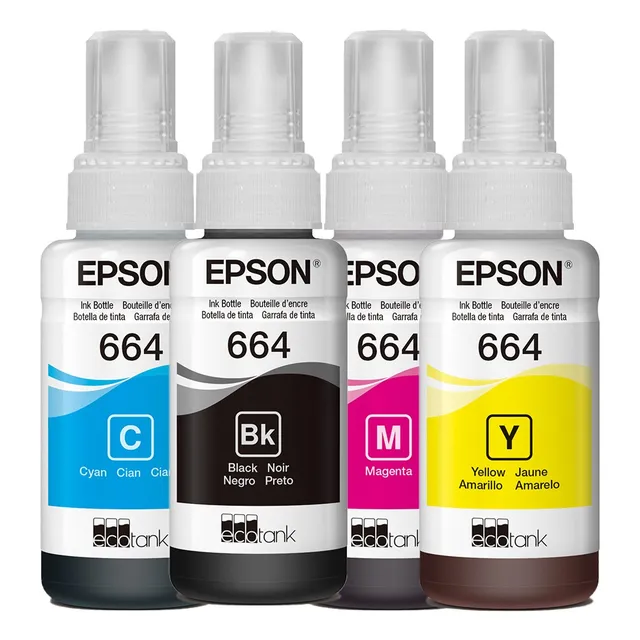 Tintas Originales Epson 664 4 Colores