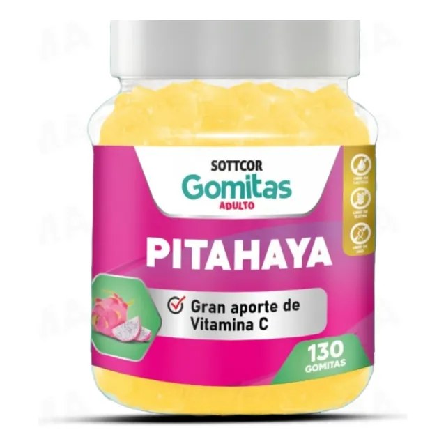 Gomita De Pitahaya Adultos 130 Gomitas Sottcor Labs