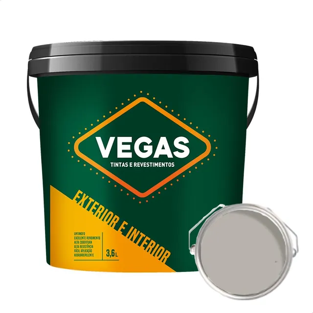 Tinta Látex Standard Fosco Zepelim Vegas 3,6l