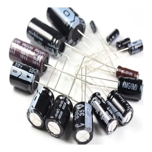 300 Pz Capacitor Electrolítico De 10 A 100uf 16v Elige Valor