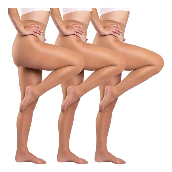 Pantys Por Mayor Pack De 12 Sin Punta Mujer Nylon 18 Denier