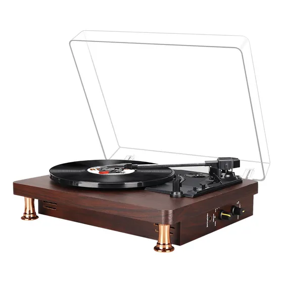 Tocadiscos De Vinilo Discos Tornamesa Vintage Con Bluetooth