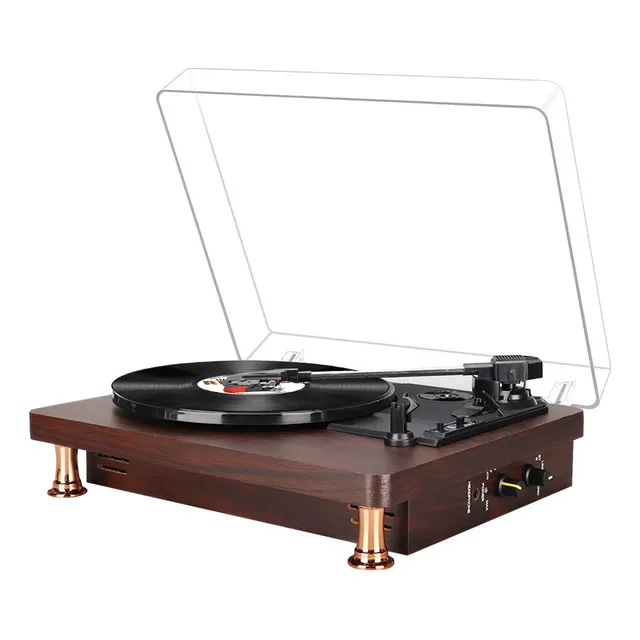 Tocadiscos De Vinilo Discos Tornamesa Vintage Con Bluetooth
