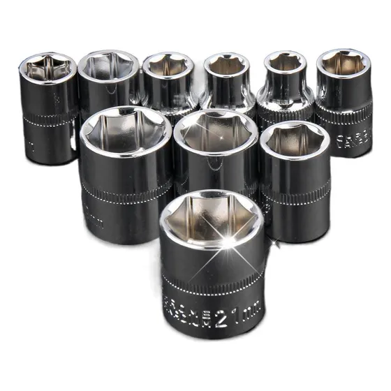 Juego 50 Llaves Mecánicas Socket De Acero