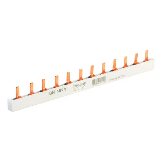 Puente Peine Bipolar Brinna P/ Termica 12 Polos 22cm 2x6
