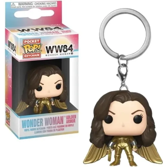 Llavero De Wonder Woman /  Ww84 - Incluye Caja Funko