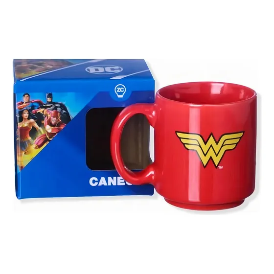 Caneca Mini Tina 100ml Mulher Maravilha 10024505 Zonacriativa